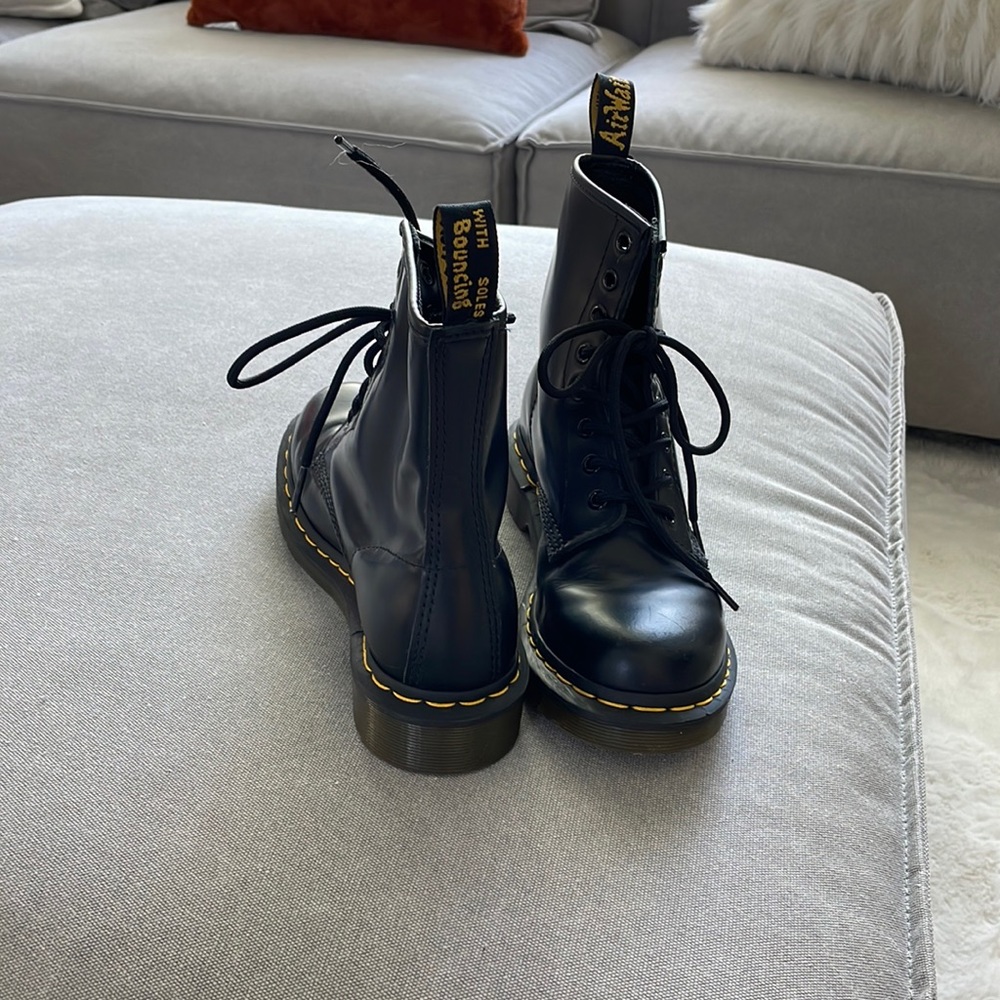 Barely worn. The original Dr. Martins